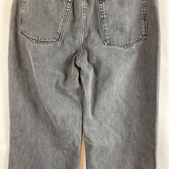 Good American Good 90s Relaxed Fit Jeans 4/27 Gray Muted Black - Picture 8 of 11